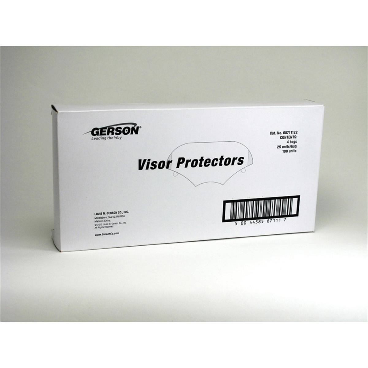 Gerson Co. 08711122 Protective Lens Film Peel-Off, Use With: Full Face Respirators