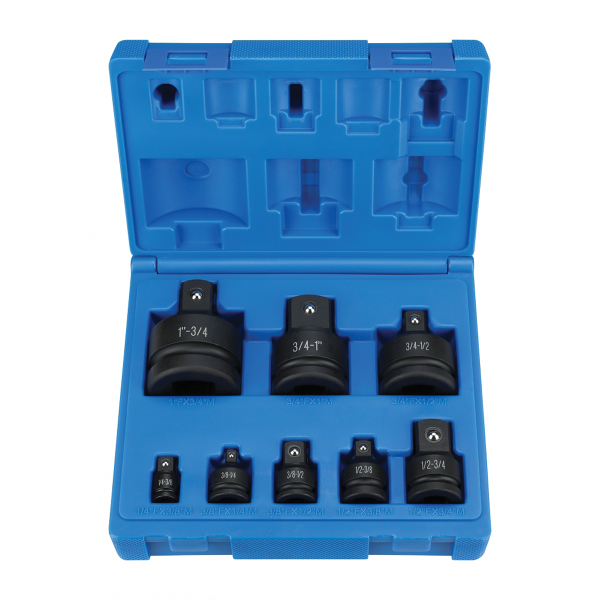 Grey Pneumatic Friction Ball 8 Piece Adapter Set