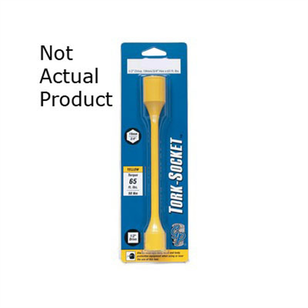 Grey Pneumatic 1/2" Dr. 17mm x  55 lb. Green Tork-Socket