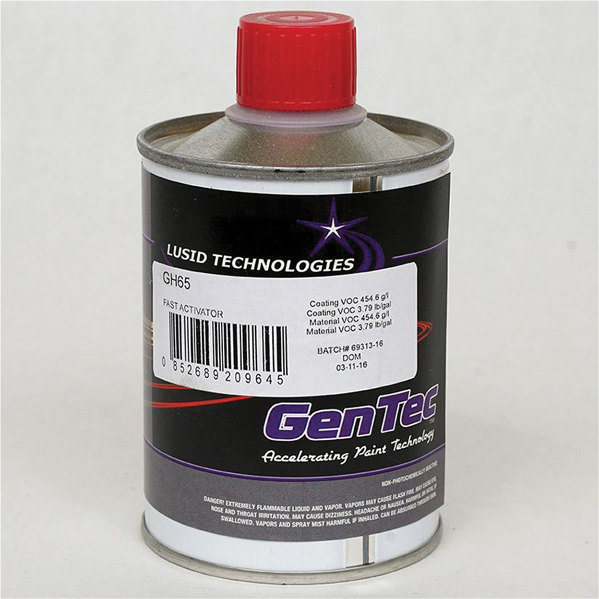 GENTEC AND GREENTEC PRODUCTS GH65H Fast Activator, 1/2 pt Can, Clear, Liquid