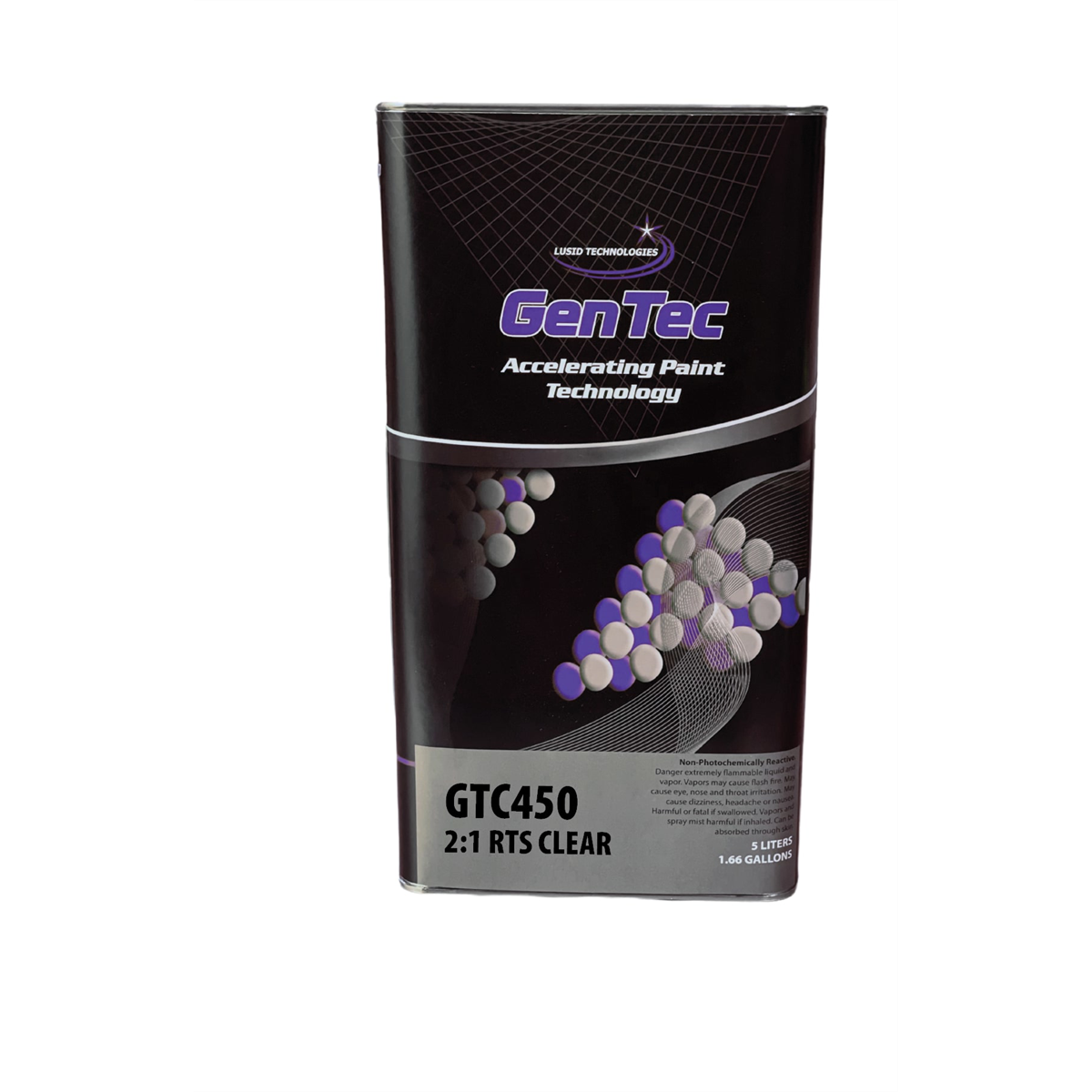 GENTEC AND GREENTEC PRODUCTS GTC4505L Premium Overall Clear Coat, 5 L, 2:1 Mixing
