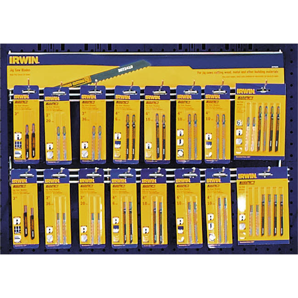 Hanson 38PC T & U Shanked Jig Saw Blade Display