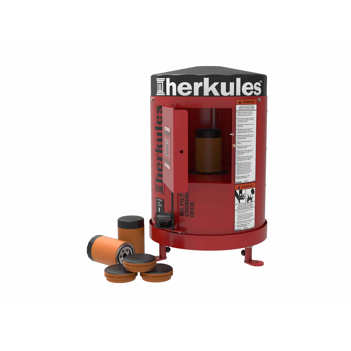 Herkules Equipment OFC6 - Single Oil Filter Crusher
