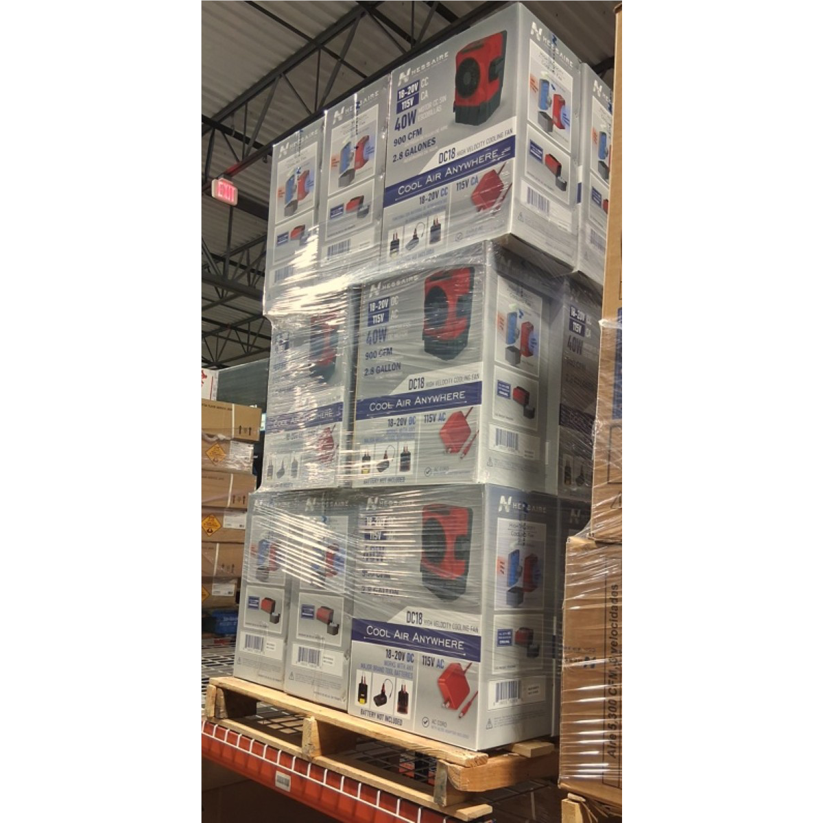 Hessaire Mobile Evaporative Cooler AC/DC Powered