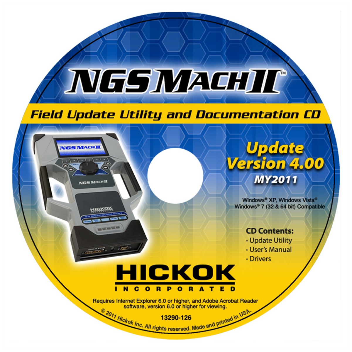 Hickok NGS Mach II v4.0 2011 Software Update