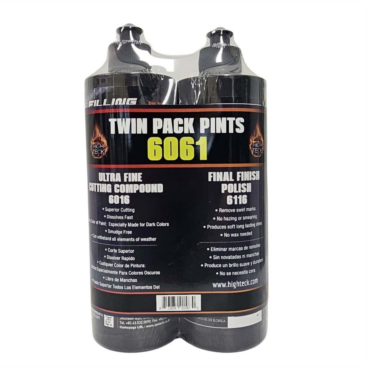 High Teck Products Compound/Polish Combo Pack 1 pint each
