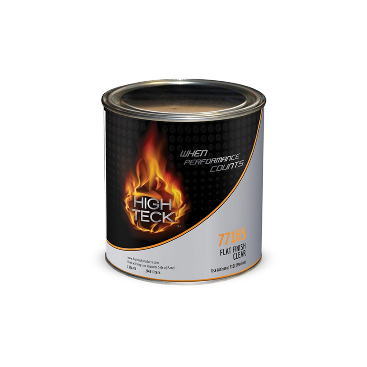 High Teck Products 77165-4 Urethane Clearcoat, 1 Qt, Clear, Liquid, 4.4 Lb/gal Voc, 6:1 Mixing