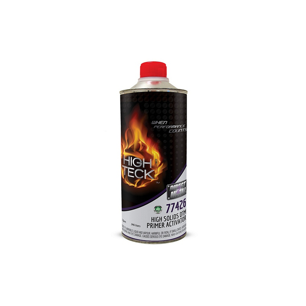 High Teck Products 77426-4 Activator, 1 Qt, Liquid, Use With: 2.1 Voc High Solids Dtm Primer/sealers-77420, 77423, 774234