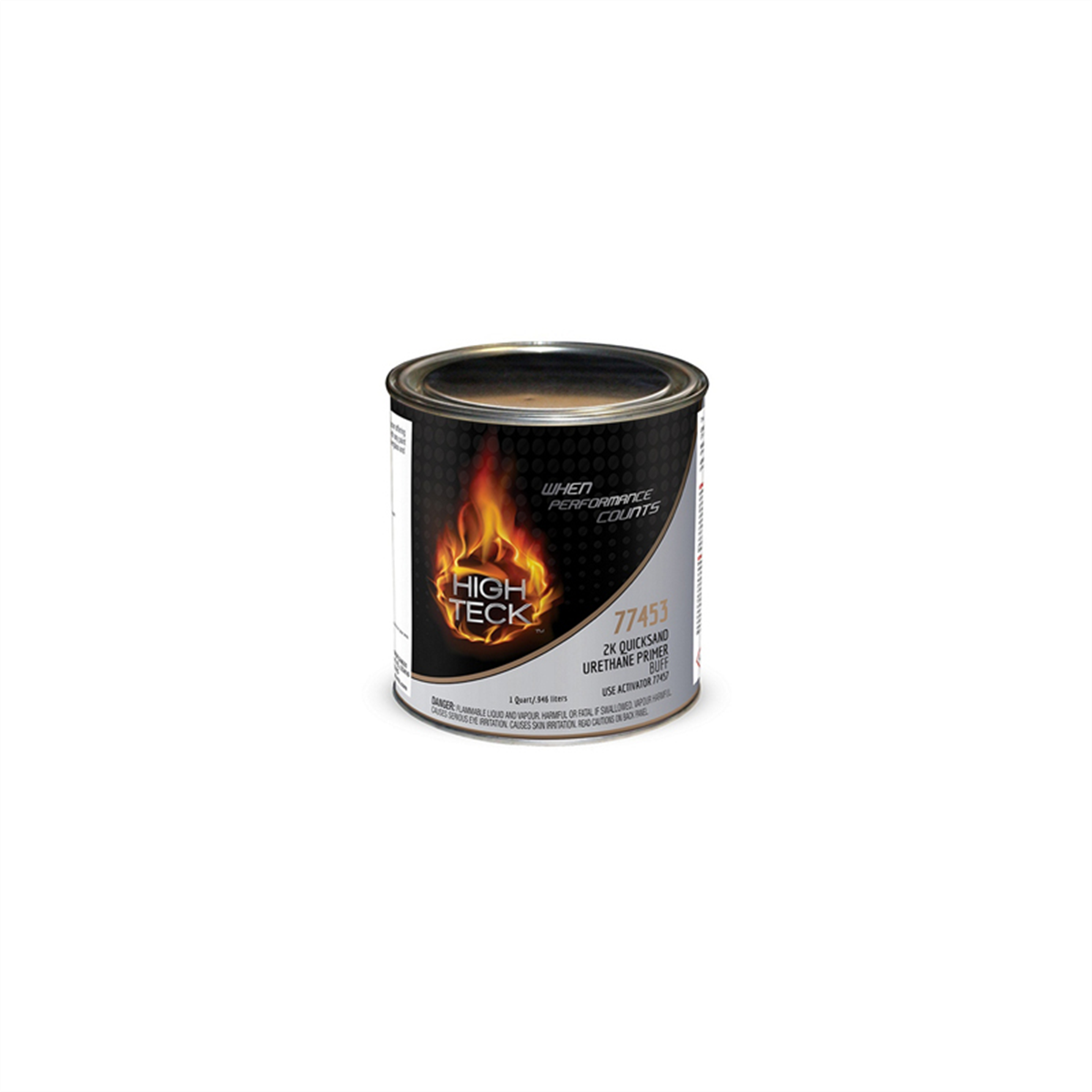 High Teck Products 77453-4 2k Quicksand Urethane Primer, 1 Qt, Buff, 3.66 Lb/gal Voc, 4:1 Mixing