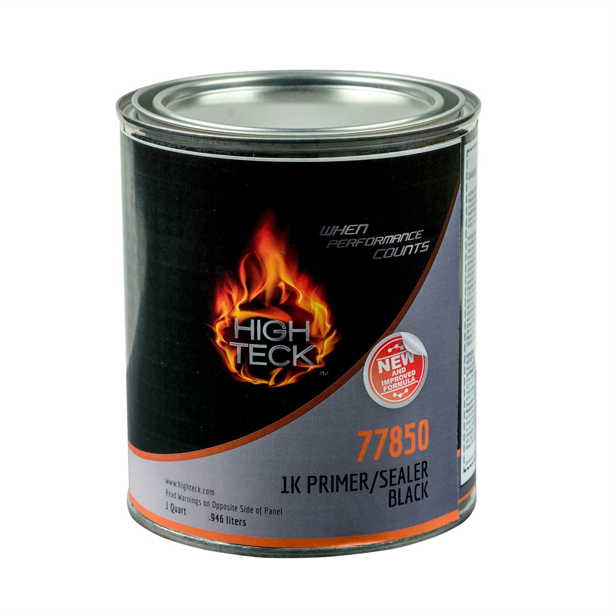 High Teck Products 77850-4 50 State Compliant 1k Primer/sealer, 1 Qt, Black, 4.60 Lb/gal Voc