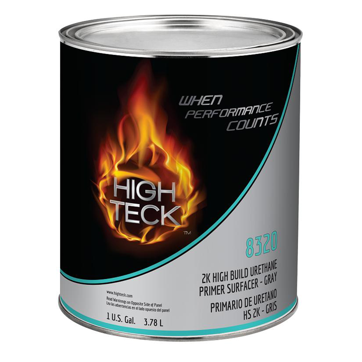 High Teck Products 8320-1 2k High Build Urethane Primer - Gray