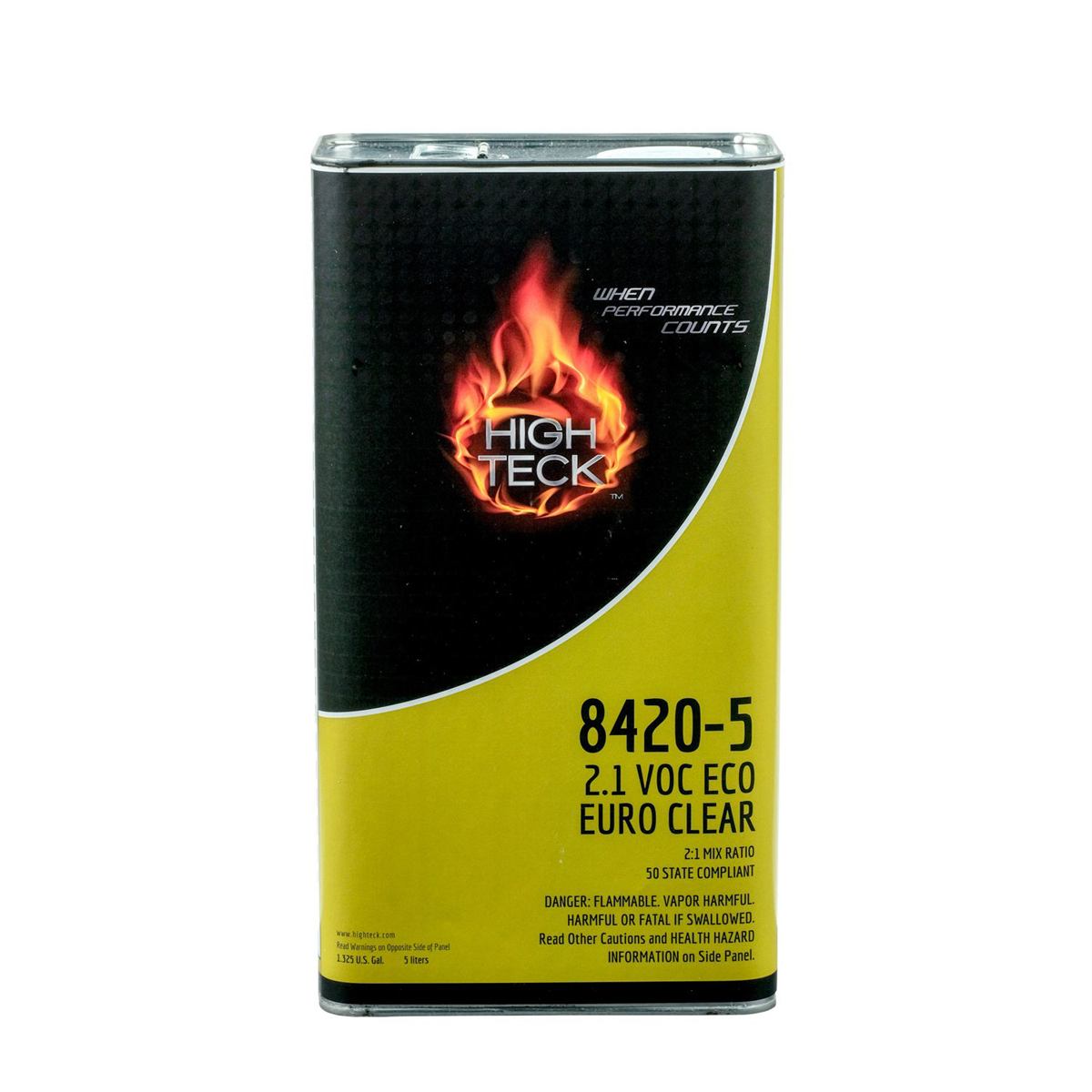 High Teck Products 8420-5 ECO EURO CLEAR 2:1 5L 50 STATE COMPLIANT