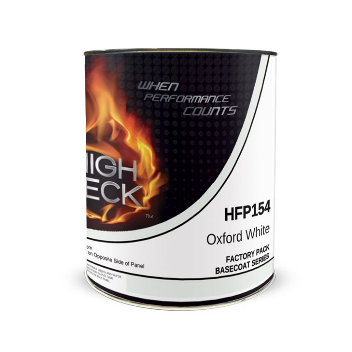 High Teck Products HFP154-4 Series HFP National Rule Urethane Basecoat, 1 qt, Oxford White, 6.8 lb/gal VOC