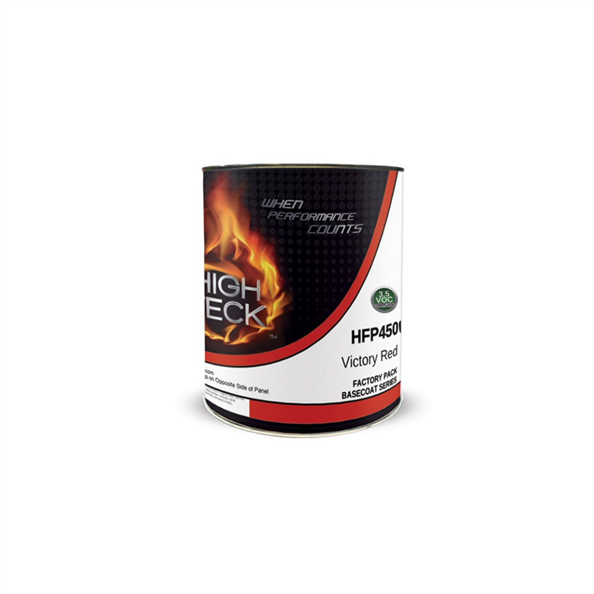 High Teck Products HFP450C-1 Series HFP Low VOC Urethane Basecoat, 1 gal, Victory Red, 6.8 lb/gal VOC