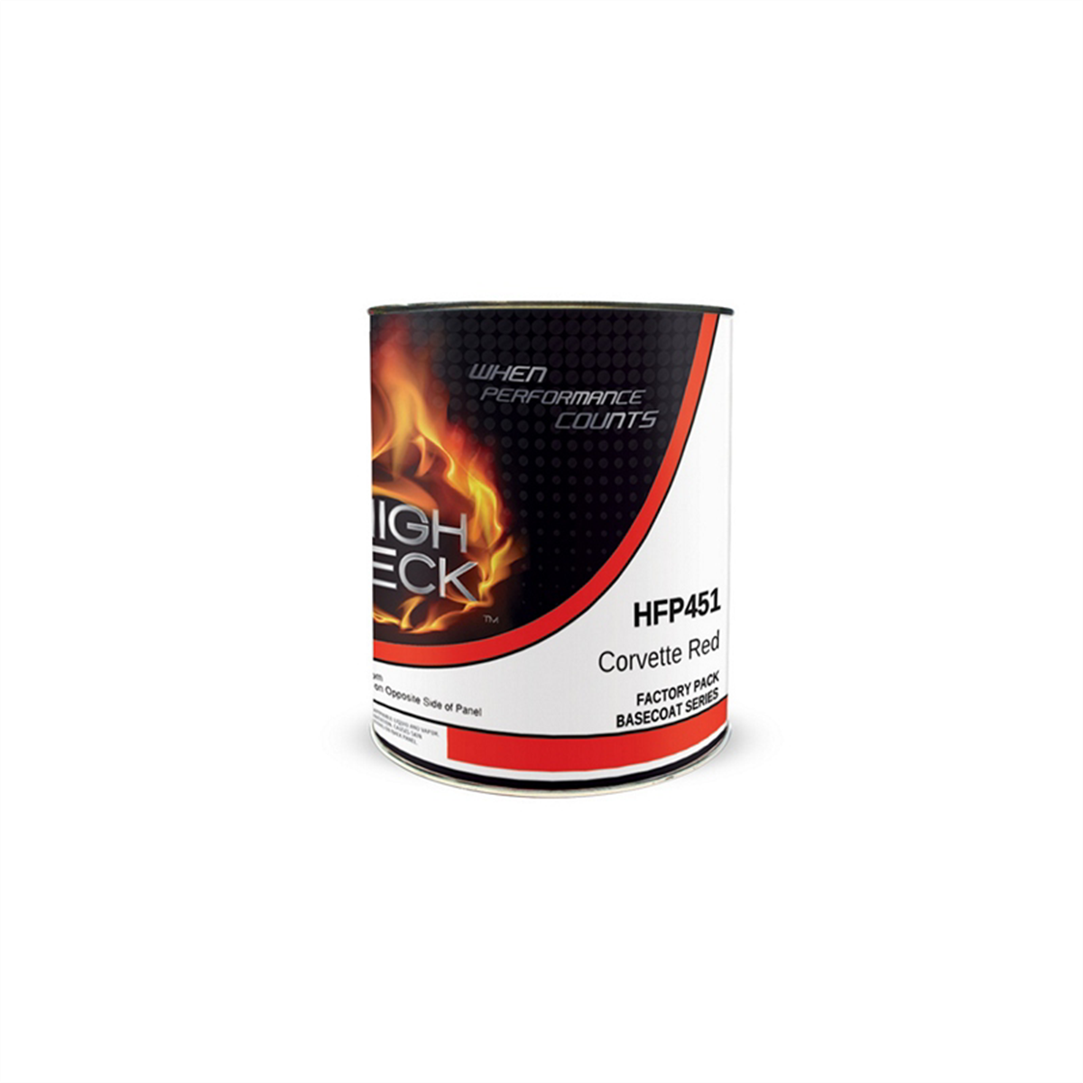 High Teck Products HFP451-1 Series HFP National Rule Urethane Basecoat, 1 gal, Corvette Red, 6.8 lb/gal VOC