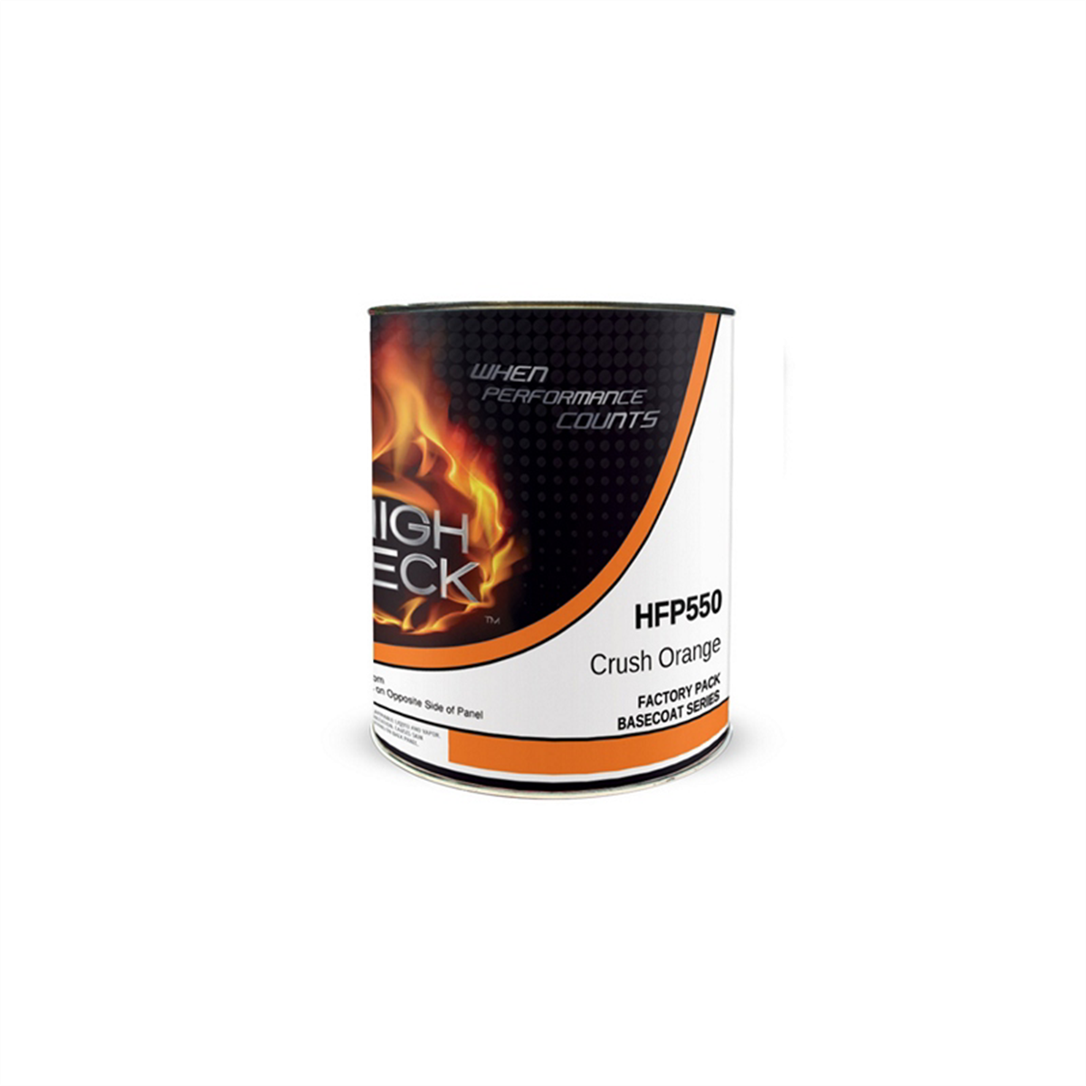 High Teck Products HFP550-1 Series HFP National Rule Urethane Basecoat, 1 gal, Crush Orange, 6.8 lb/gal VOC