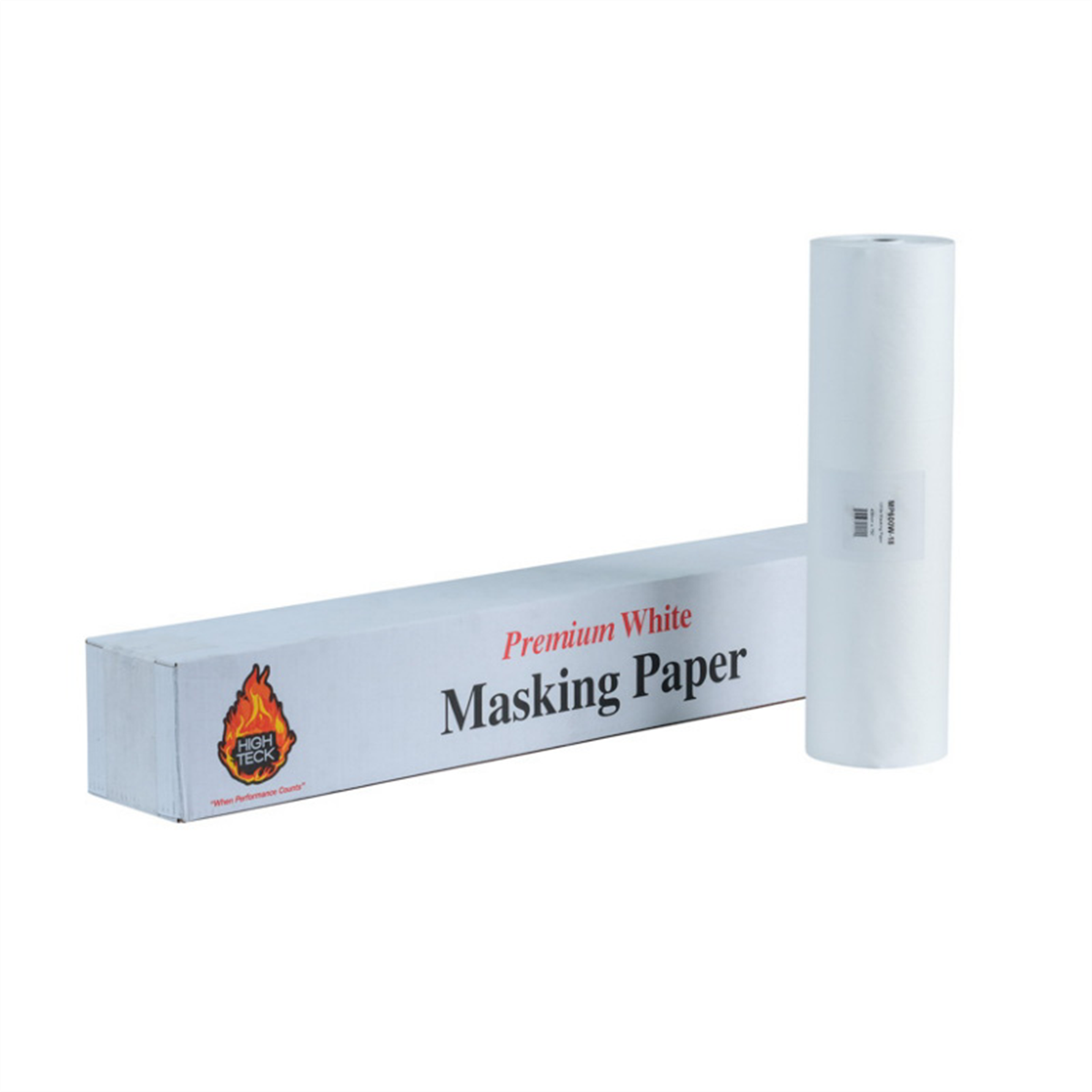 High Teck Products White Guard MP600W-18 Premium Masking Paper, 18 in W x 750 ft L, 24 lb Basis