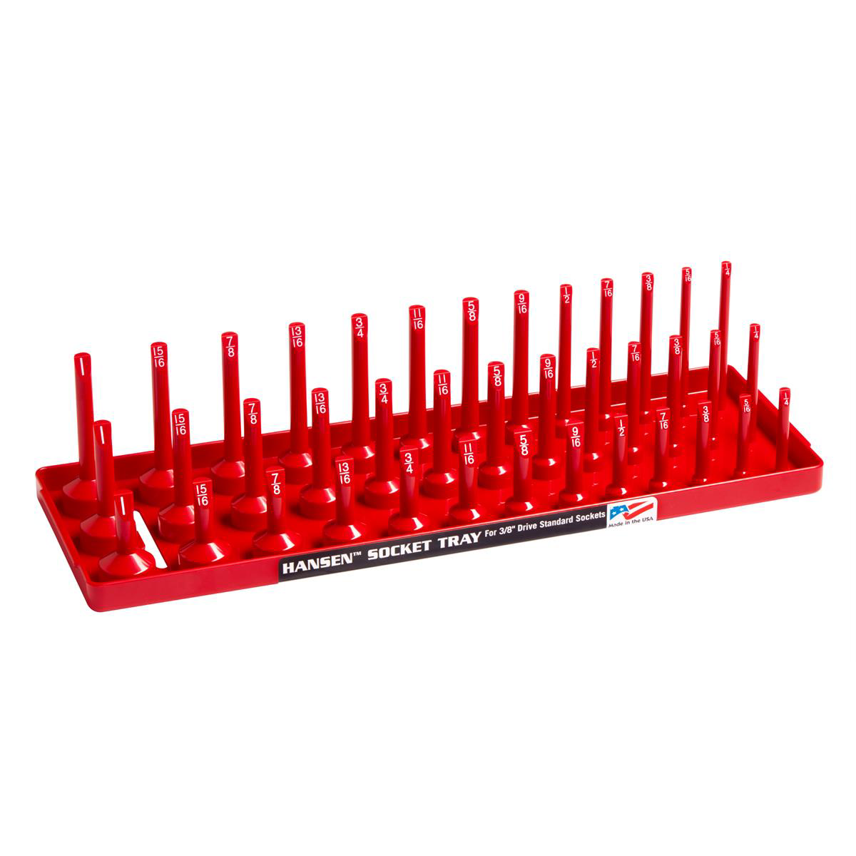Hansen Global 3/8" DR. 3-Row Soc Tray