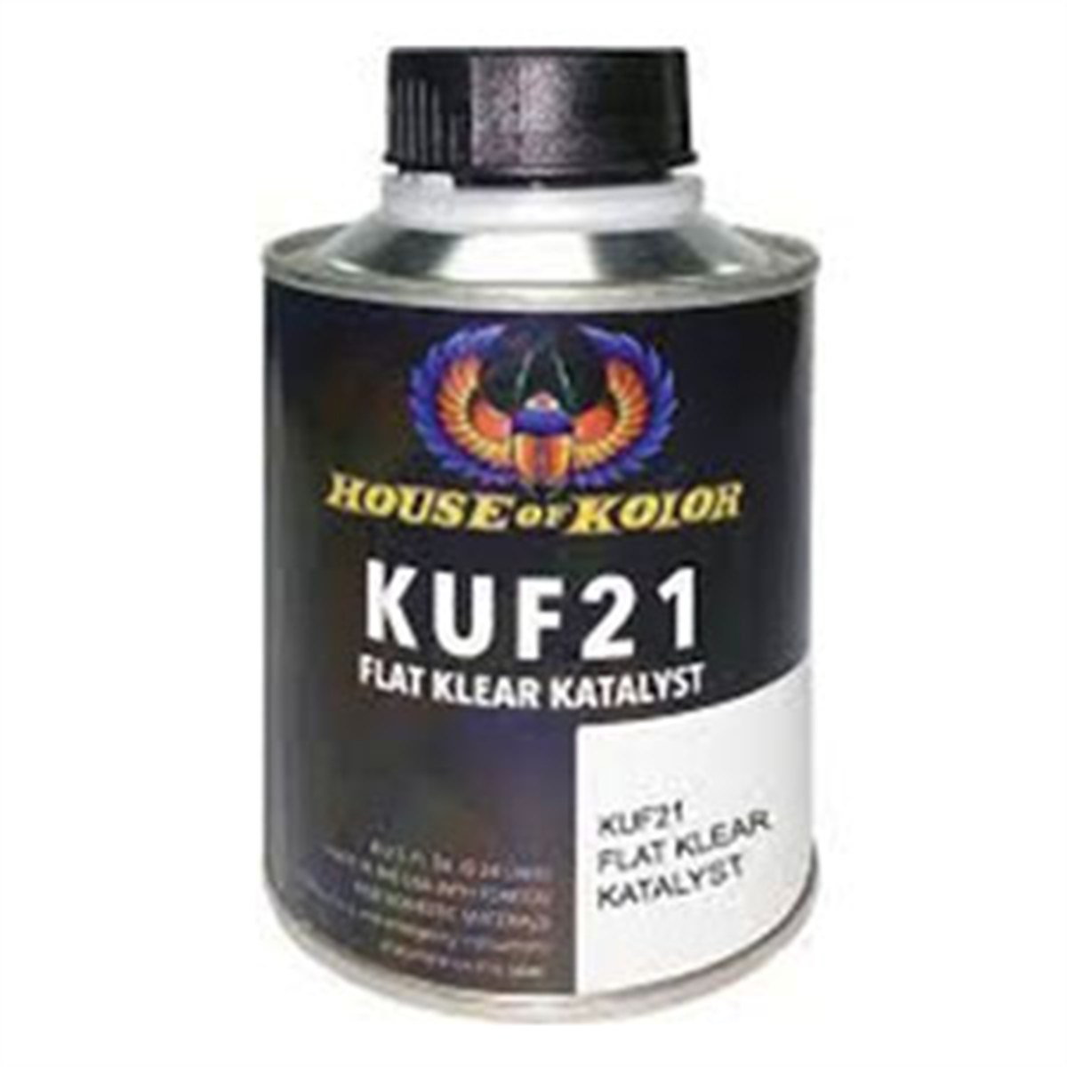 House Of Kolor Kuf21-hp1 Catalyst, 1/2 Pt Can, Liquid, Use With: Fc21 Flat Klear