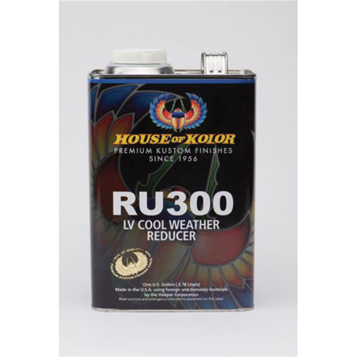 House Of Kolor RU300-G00 VOC Exempt Reducer, 1 gal Can, 70 to 85 deg F