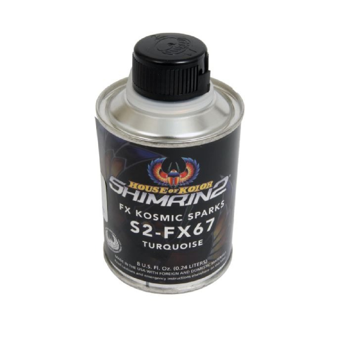 House Of Kolor S2-FX67-HP1 Shimrin2 FX Kosmic Sparks Universal Basecoat -Turquoise FX - 1/2 Pint Can