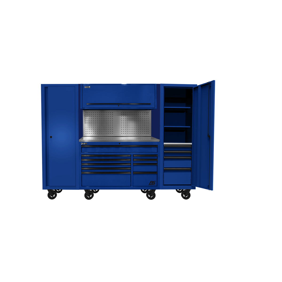 Homak Manufacturing 102" Rs Pro Cts Combo, Toolboard Bs, Blue