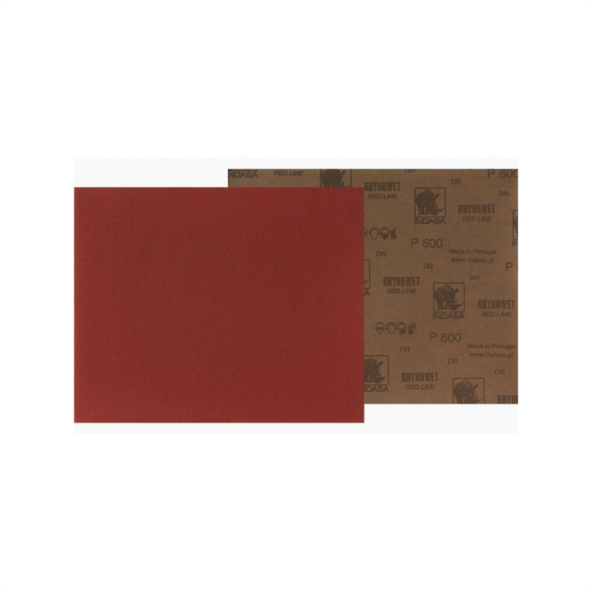 Indasa USA,Inc. Medallion 6-320 Rhynowet Red Line XL Full Sanding Sheet, 11 in L x 9 in W, 320 Grit
