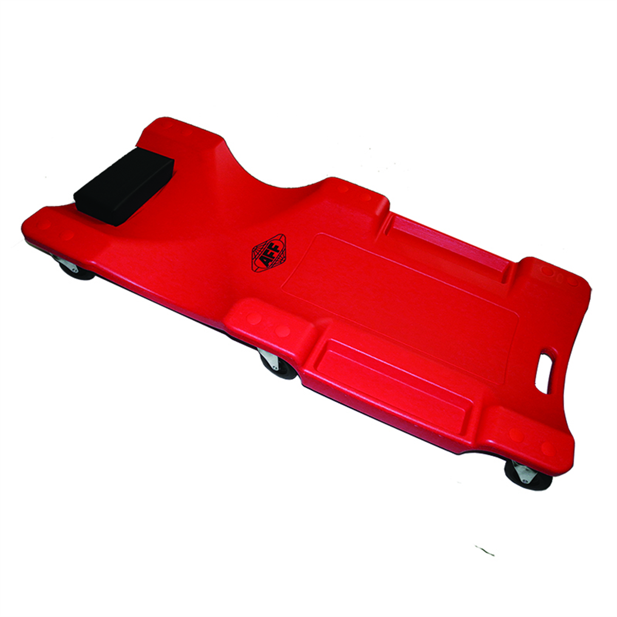 American Forge & Foundry Mechanic's Creeper - High Density Polyethylene - Padded Vinyl Headrest - 6 Wheel - 300 Lbs. Capacity