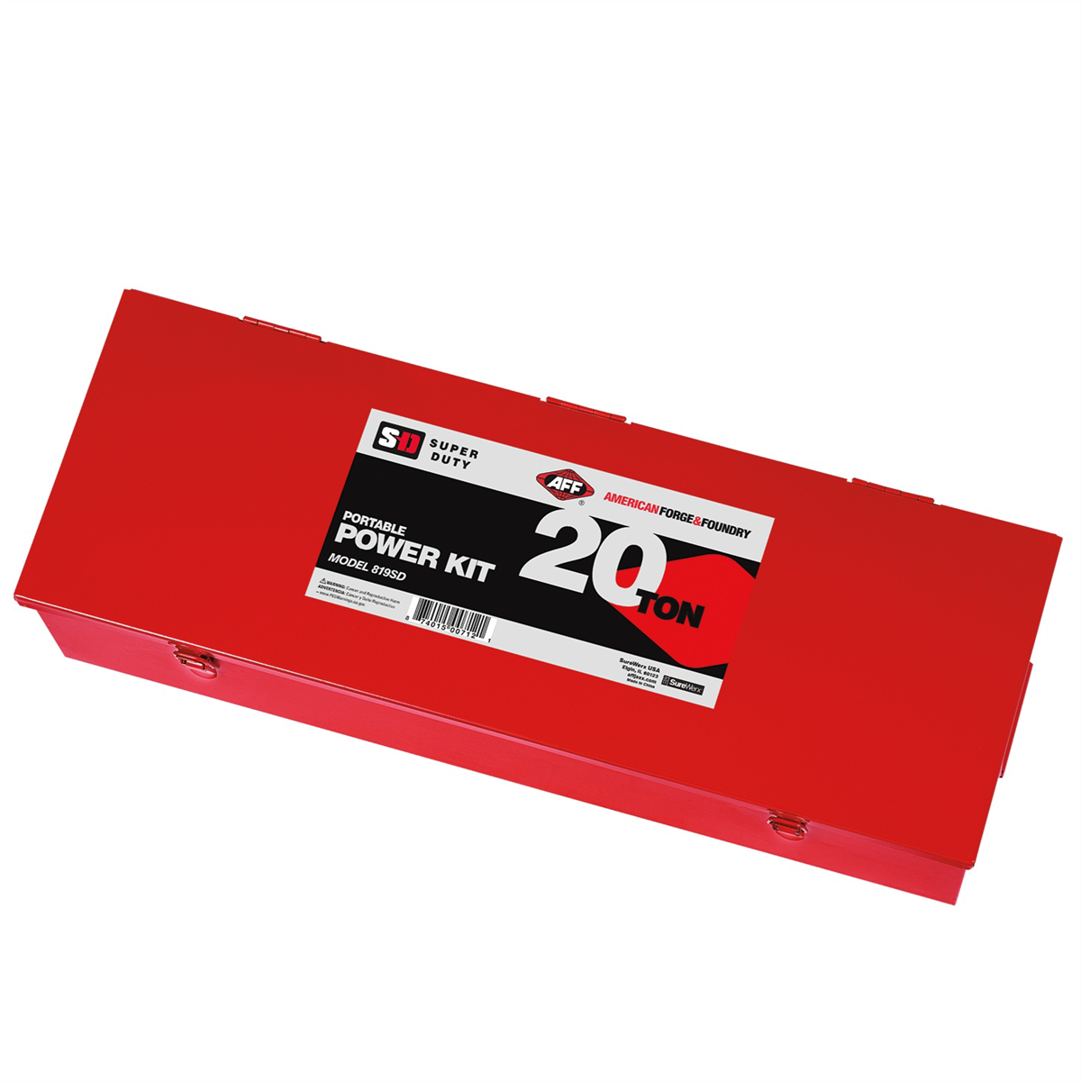 American Forge & Foundry Service Part - Steel Storage Box for 20 Ton Body Repair Kit - 1 - For AFF Model Number - 819SD - Body Repair Kit
