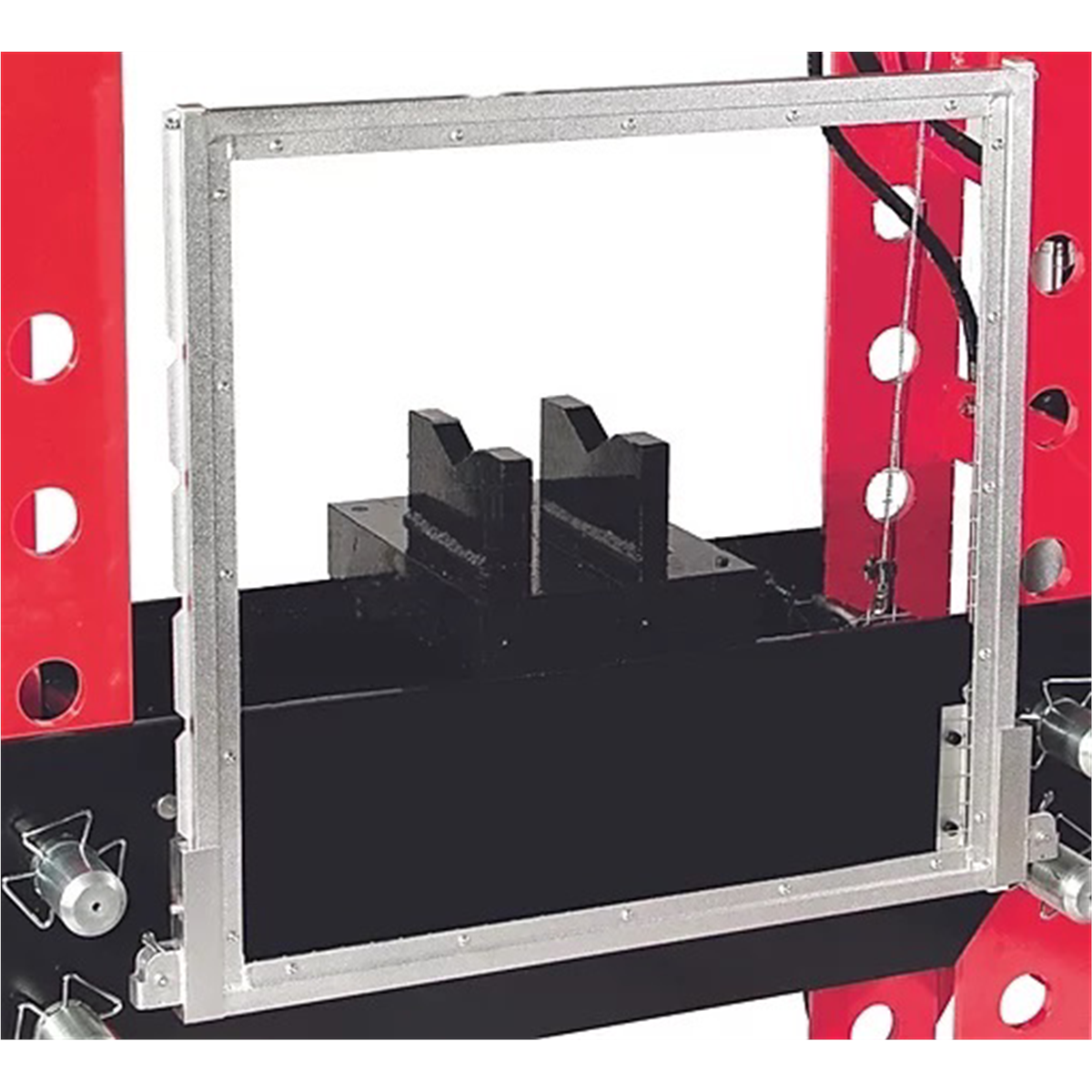 American Forge & Foundry Service Part - Polycarbonate Press Guard for 856ASD 75 Ton Shop Press - For AFF Model Number - 856ASD - Shop Press