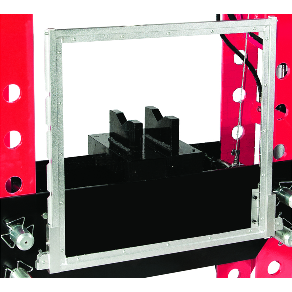American Forge & Foundry Service Part - Polycarbonate Press Guard for 859ASD 100 Ton Shop Press - For AFF Model Number - 859ASD - Shop Press