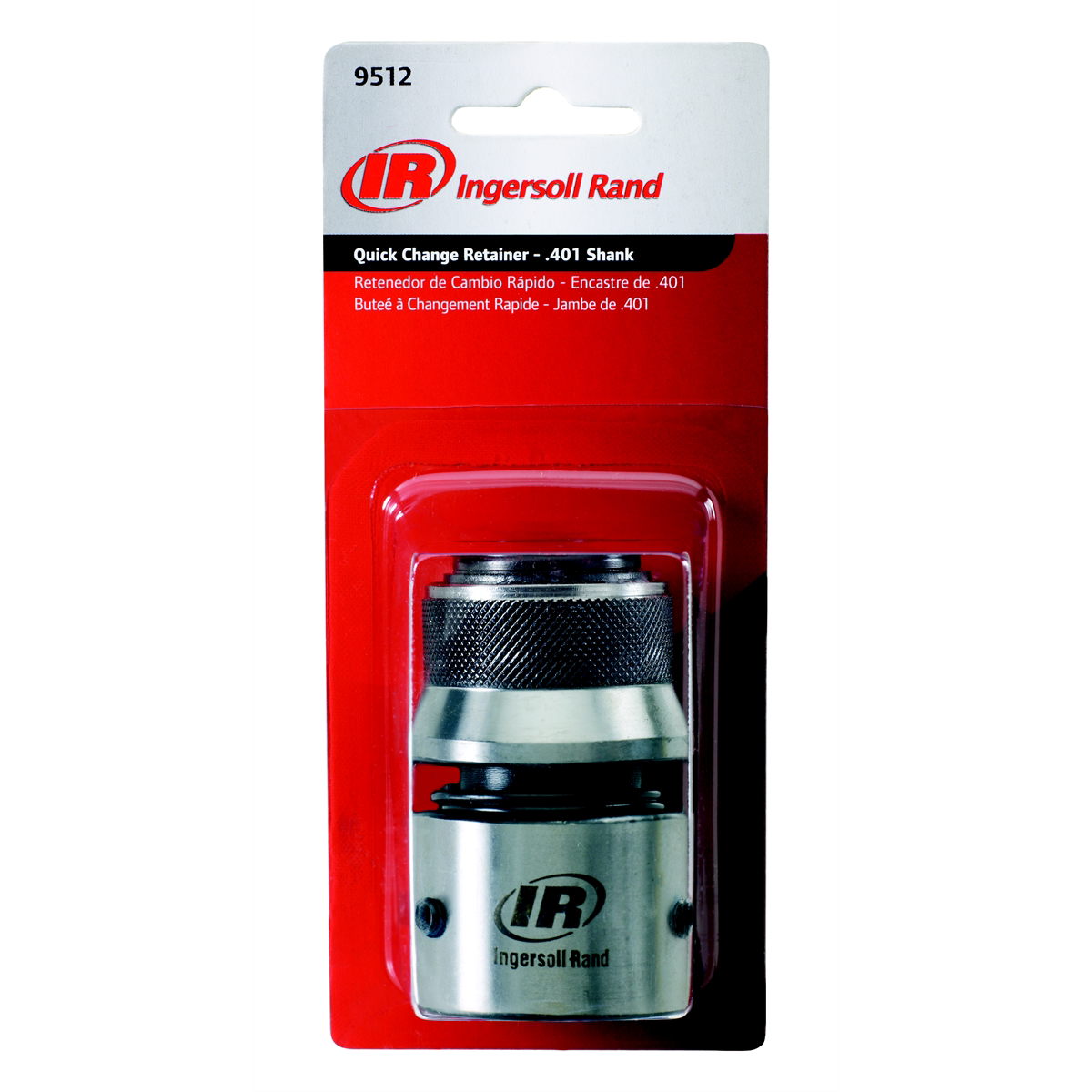Ingersoll Rand Air Hammer Quick Change Retainer, .401" Shank