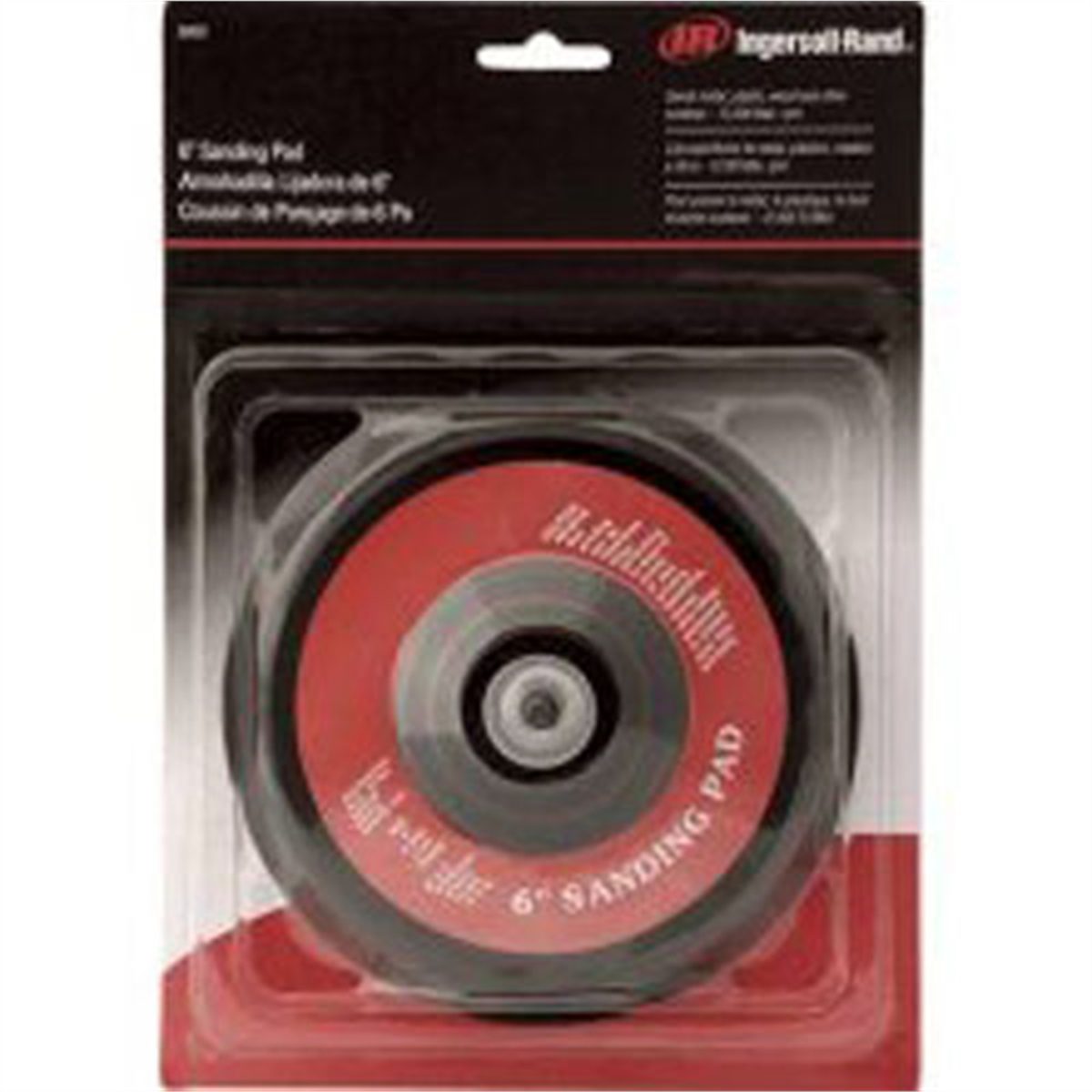 Ingersoll Rand 6" Dual Action Sanding Pad, 12,000 Max RPM, 5/16" - 24 thread Spindle