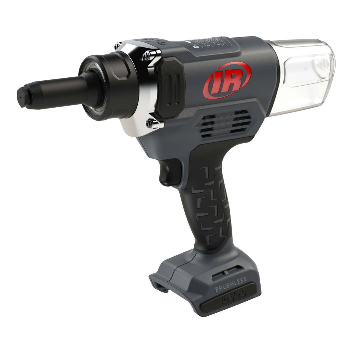 Ingersoll Rand 20V Cordless Blind Rivet Tool, 1" Stroke, 4500lb Pulling Force, 1/4" Rivet Diameter, Bare Tool