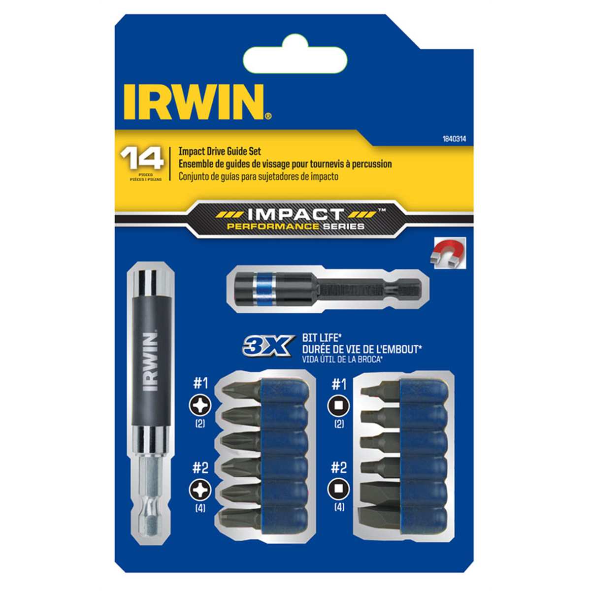 Irwin Industrial 14-Piece Impact Drive Guide Set