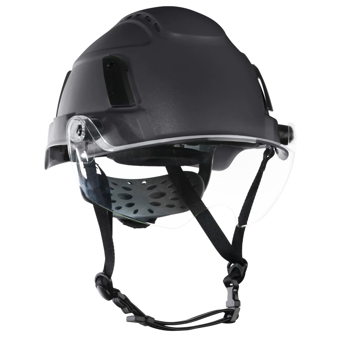 Jackson Safety Safety Helmet - Xs2-550v Series - Type 2+ - Vented - With Flip-up Visor - Black