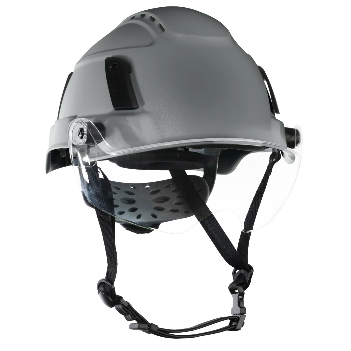 Jackson Safety Safety Helmet - Xs2-550v Series - Type 2+ - Vented - With Flip-up Visor - Gray