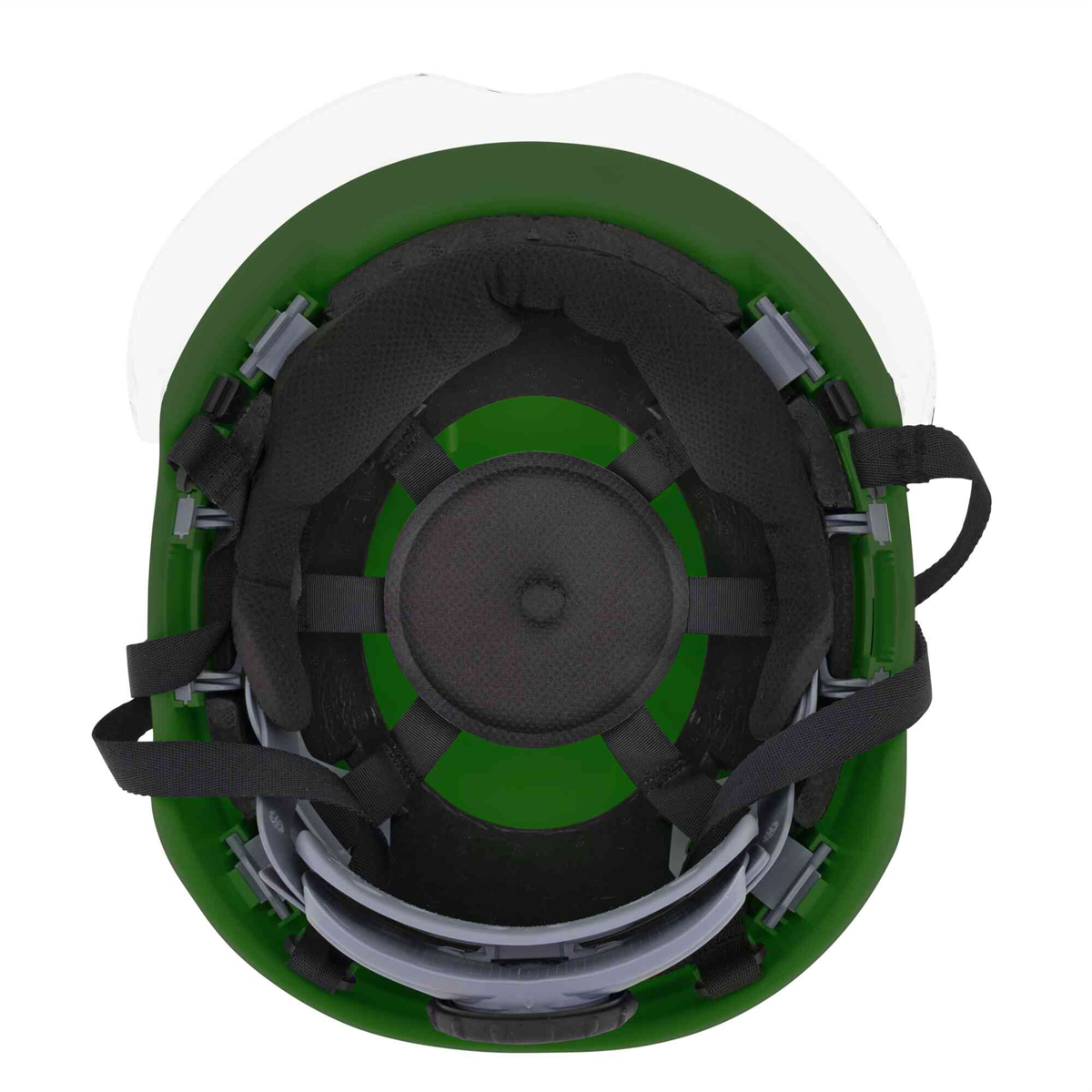 Jackson Safety Safety Helmet - Xs2-550v Series - Type 2+ - Vented - With Flip-up Visor - Green