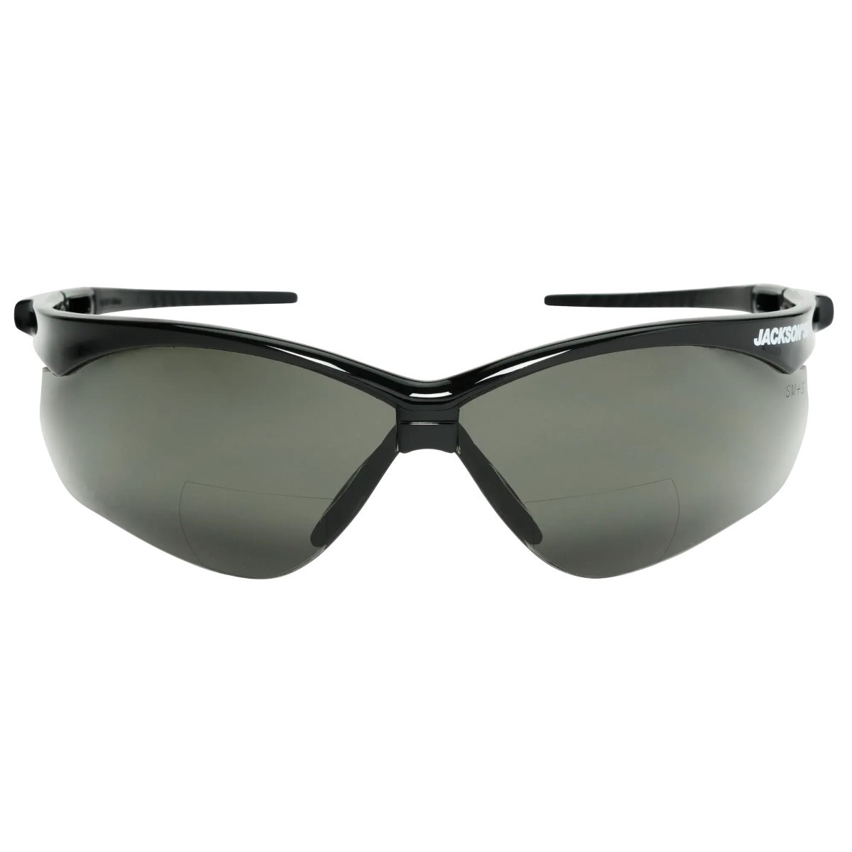 Jackson Safety Safety Glasses - SG Series - Smoke 2.5 Readers Lens - Black Frame - Hardcoat Anti-Scratch