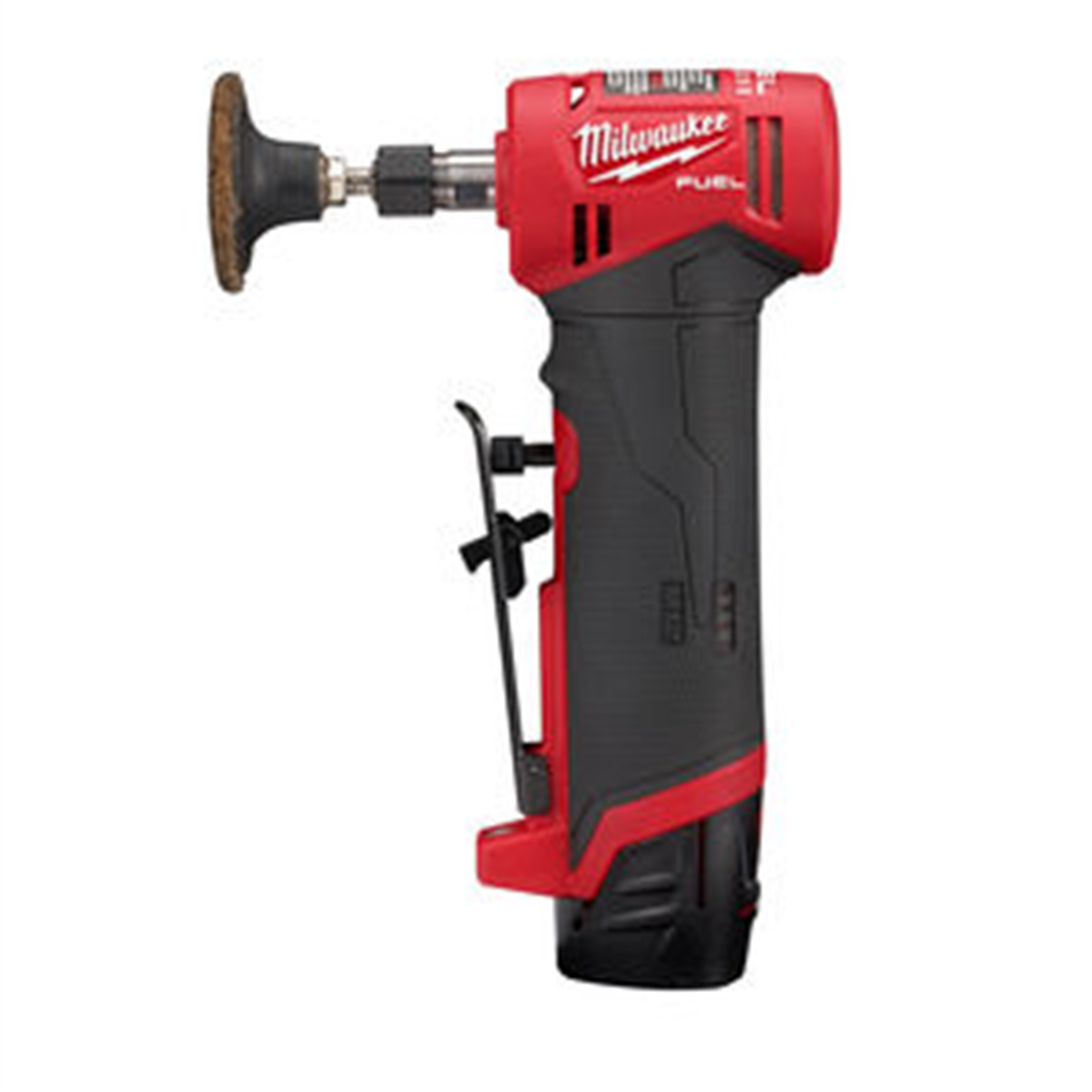 J S Products (steelman) M12 1/4" Right Angle Die Grinder Kit W/ 2 Batteries