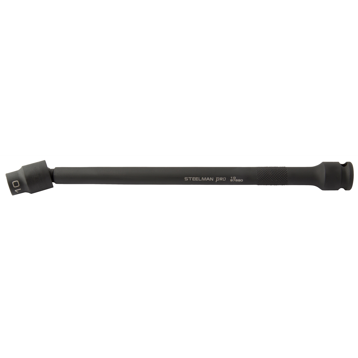 J S Products (steelman) 3/8" Drive x 9" Long Ball-Joint Impact Socket,10mm