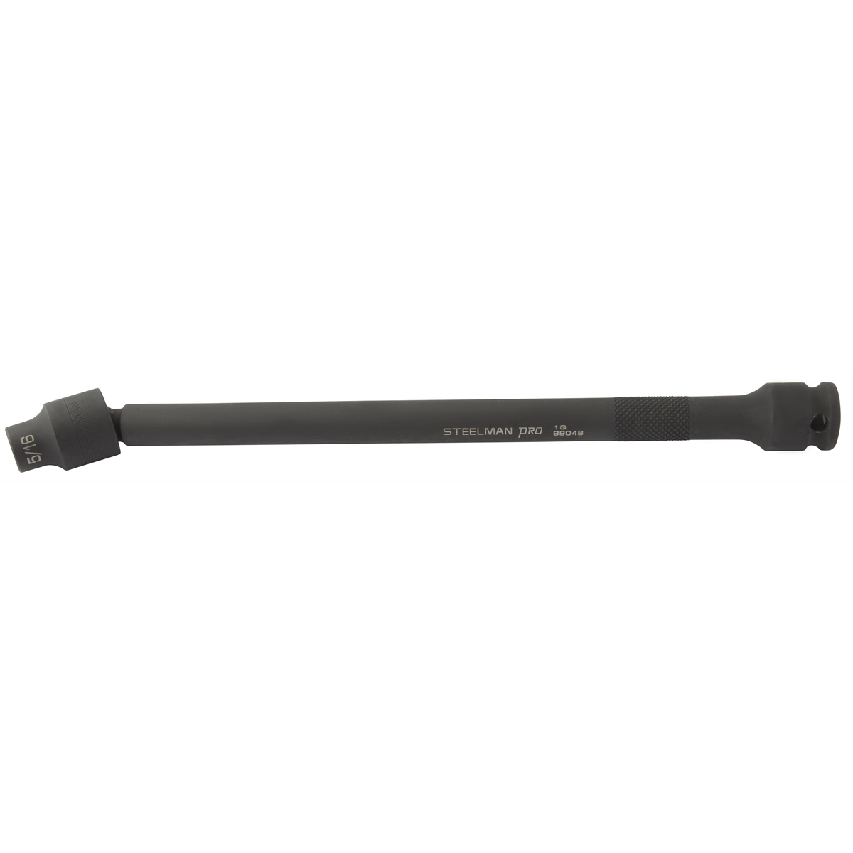 J S Products (steelman) 3/8" Dr. x 9" Long Ball-Joint Impact Socket,5/16"