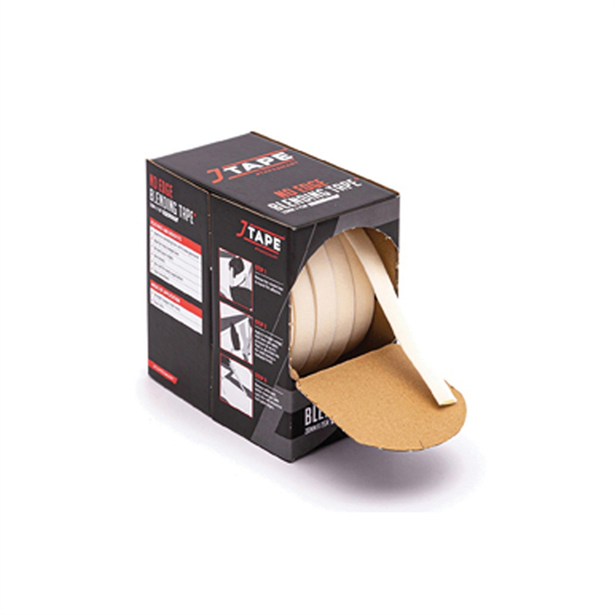 JTAPE Unlimited 1012.2025 1012 Series Non-Edge Blending Tape, 25 m L x 20 mm W, 3 mm THK, White