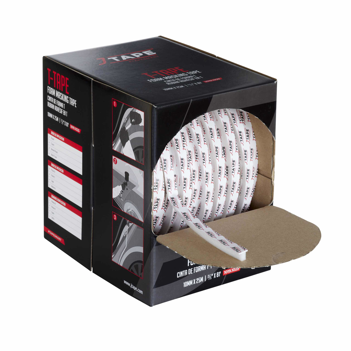 JTAPE Unlimited T-TAPE FOAM MASKING TAPE 2/5" X 81'