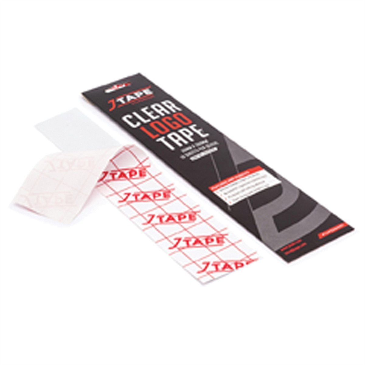 JTAPE Unlimited 2210.5030 2210 Series Logo Tape, 11.8 in L x 2 in W, 0.167 mm THK, Clear