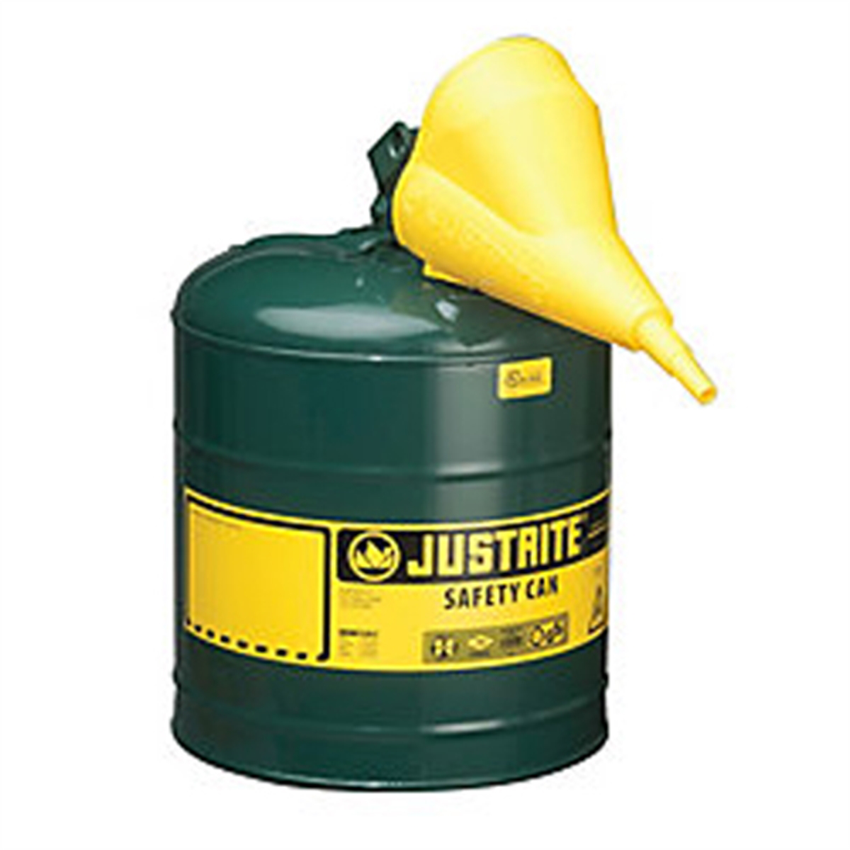 Justrite Mfg. Co. Type 1 Green Can 5 Gallon
