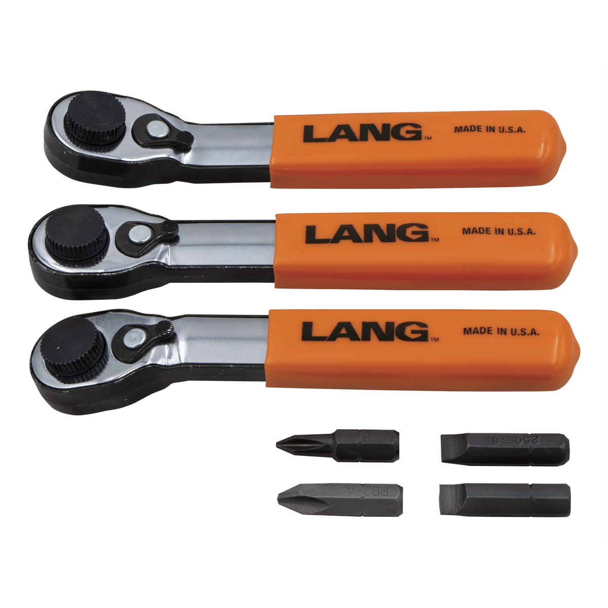 Lang Tools (Kastar) 5220 - 7-PC. Fine Tooth Bit Wrench Set