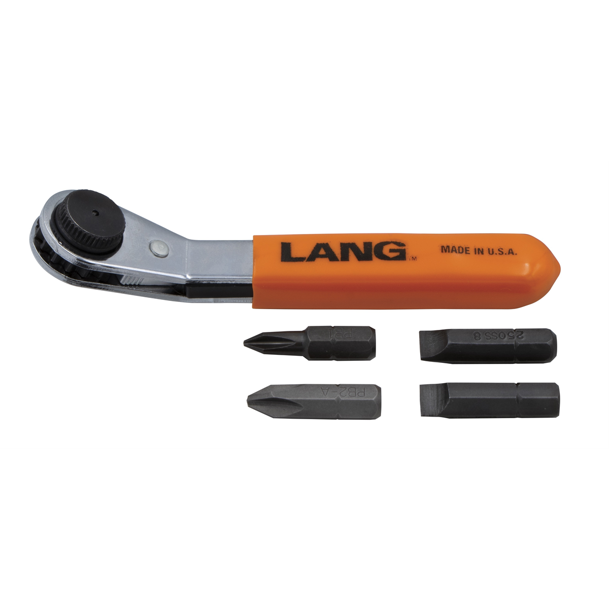 Lang Tools (Kastar) 5370 - 5-PC. Offset Ratcheting Screwdriver Bit Wrench Set