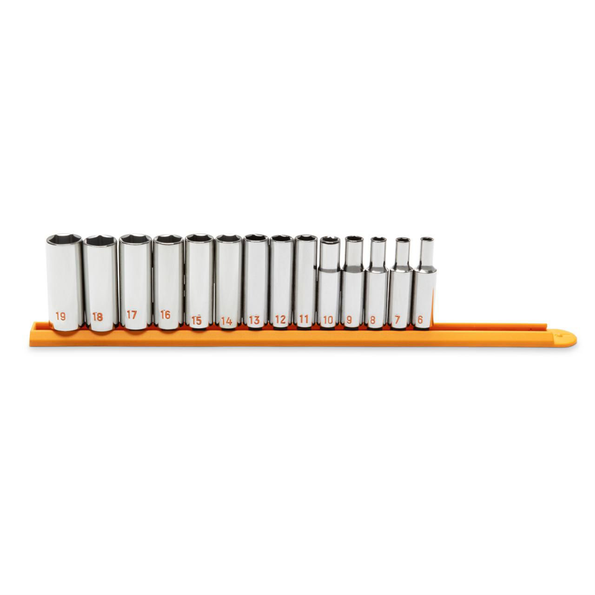 GEARWRENCH 14 Piece 3/8" Drive 6 Point Metric Hi-Viz Deep Socket Set