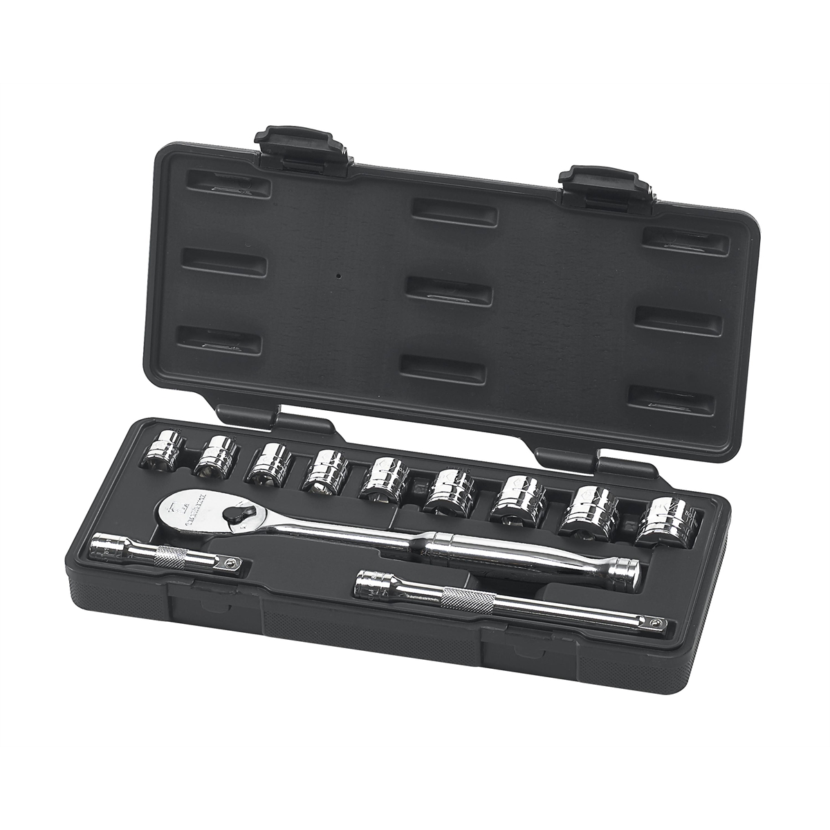 GearWrench 12 Piece 3/8 Inch Drive 6 Point Standard SAE Mechanics Tool Set